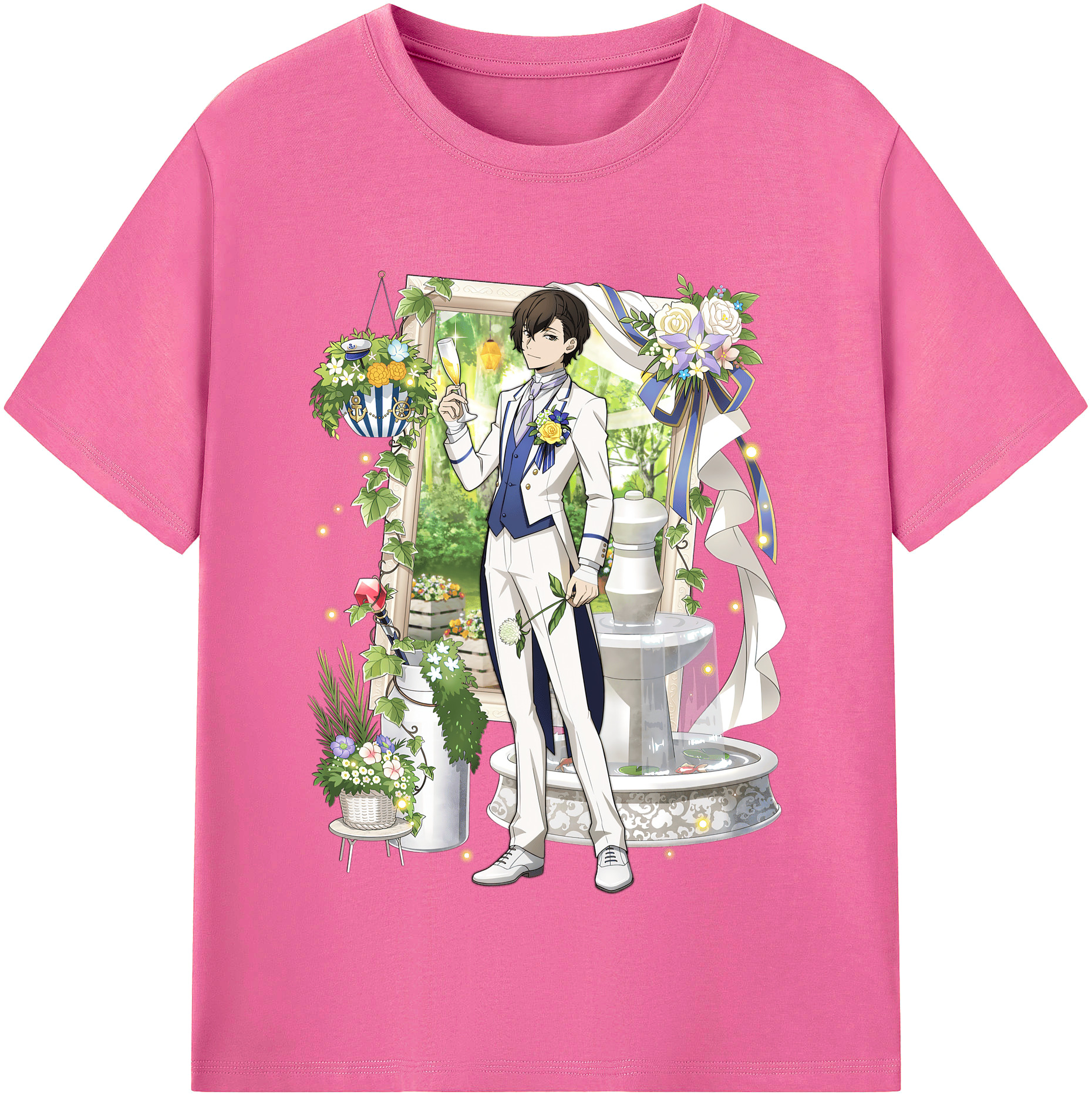（画像用） 文豪ストレイドッグス Bungo Stray Dogs レディースカジュアルプリントTシャツ（綿100％）